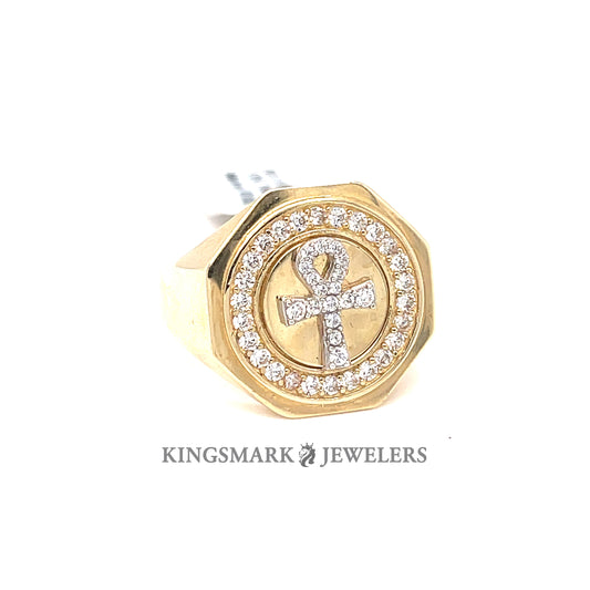 10K Gold Mens Ring