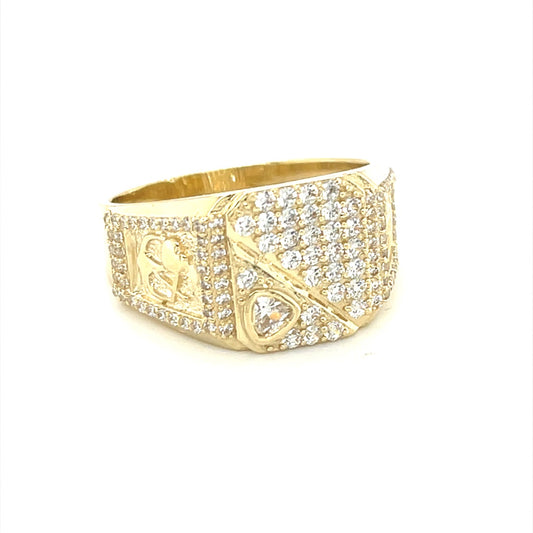 10K Gold Mens Ring