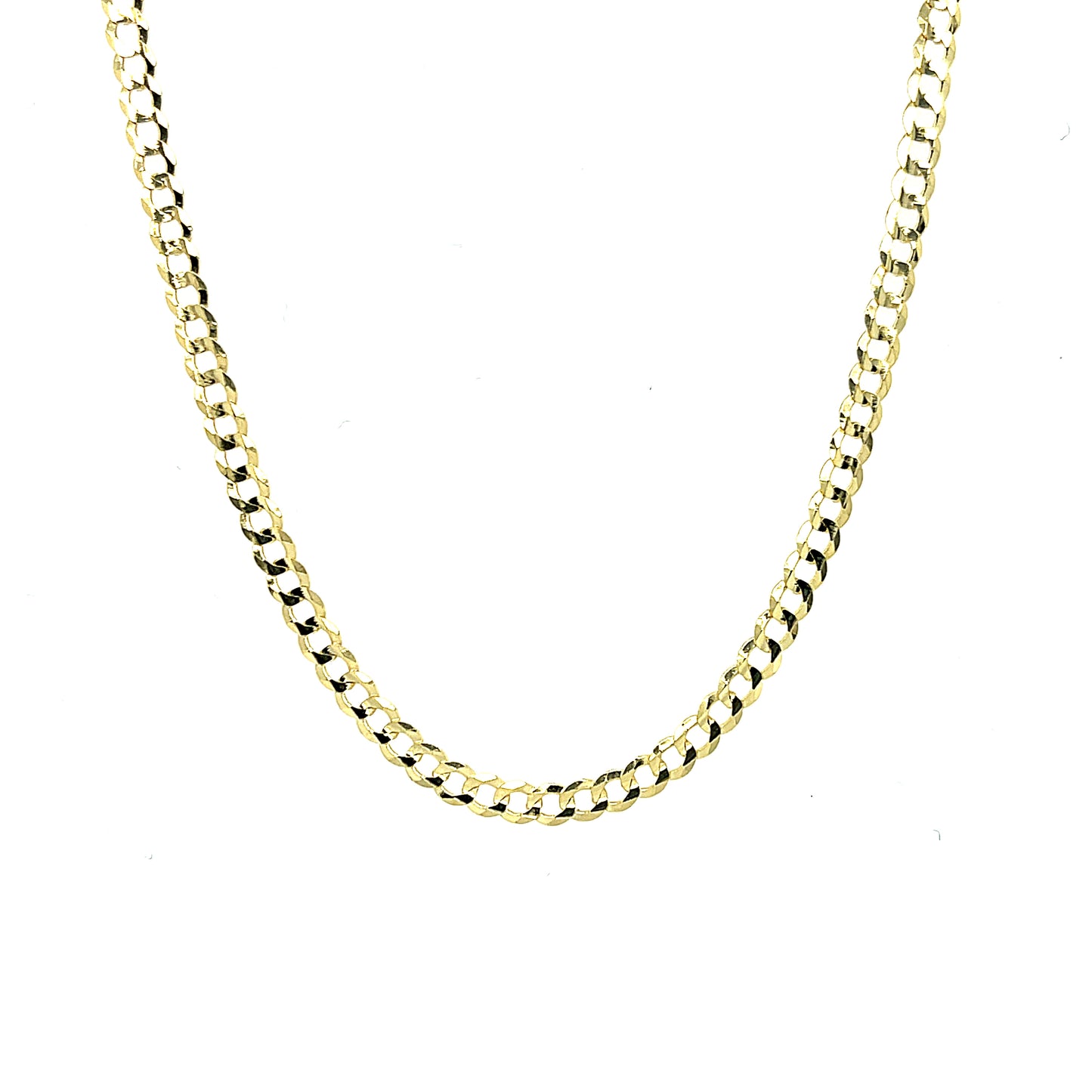 14K Y.Gold Solid Cuban Curb Ch