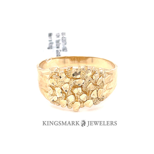10K Gold Mens Ring