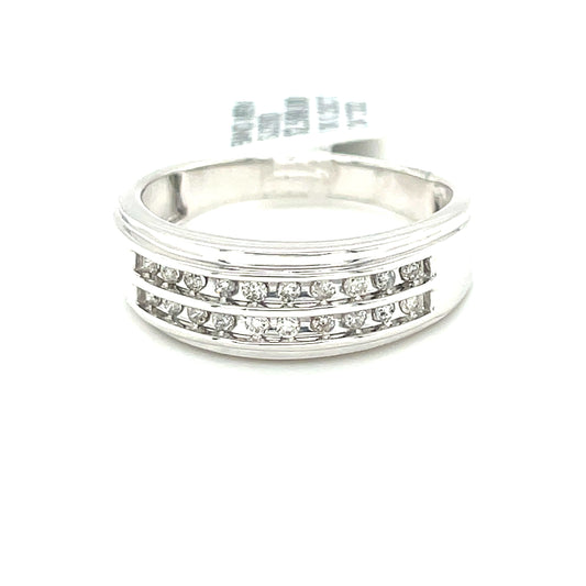 Diamond Wedding Bands - Men'