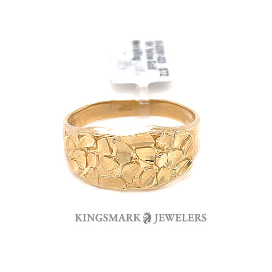 10K Gold Mens Ring