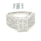 10K White Gold 1.00ct Diamond Ladies Ring Si 1, H