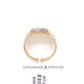 10K Yellow Gold Mens Ring 2-Tone Praying Hands