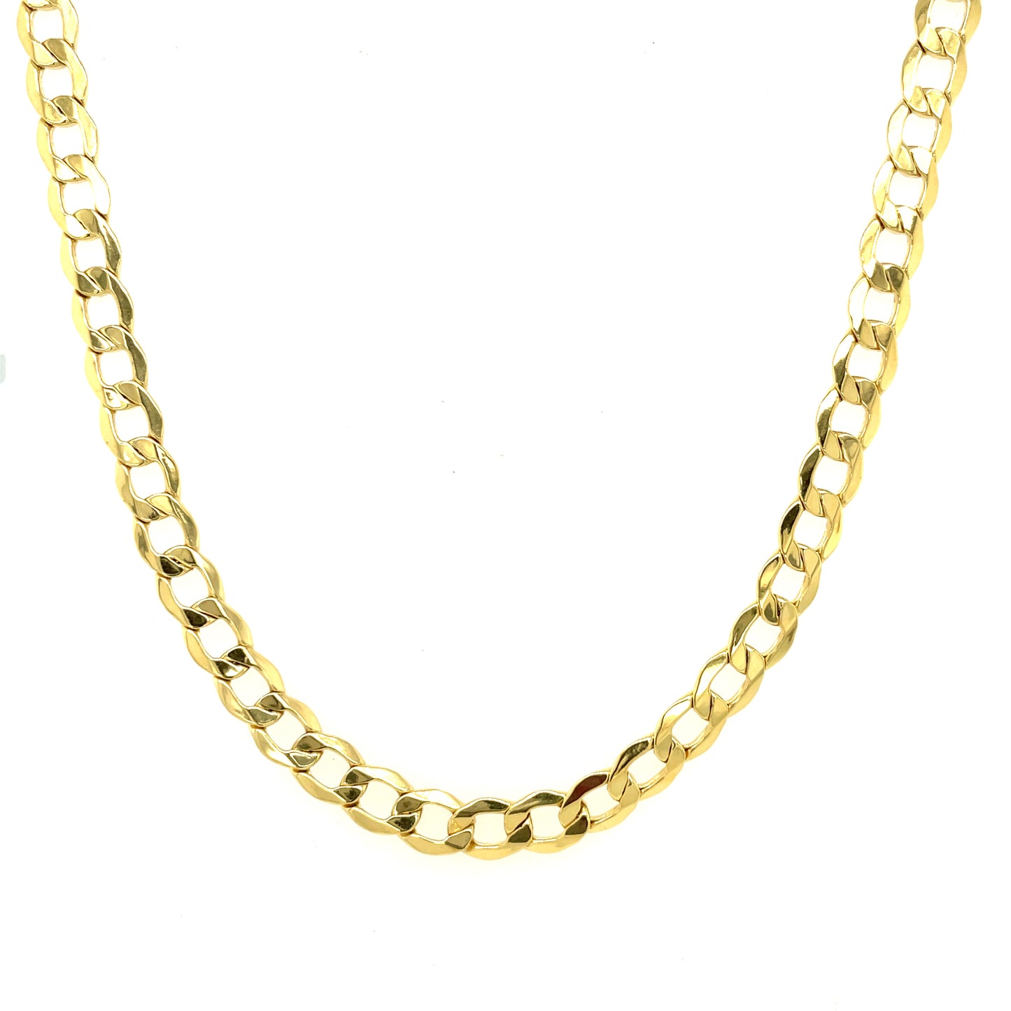 10K Y.Gold Semi-Solid Cuban Chain 6mm 26" (16.6g)