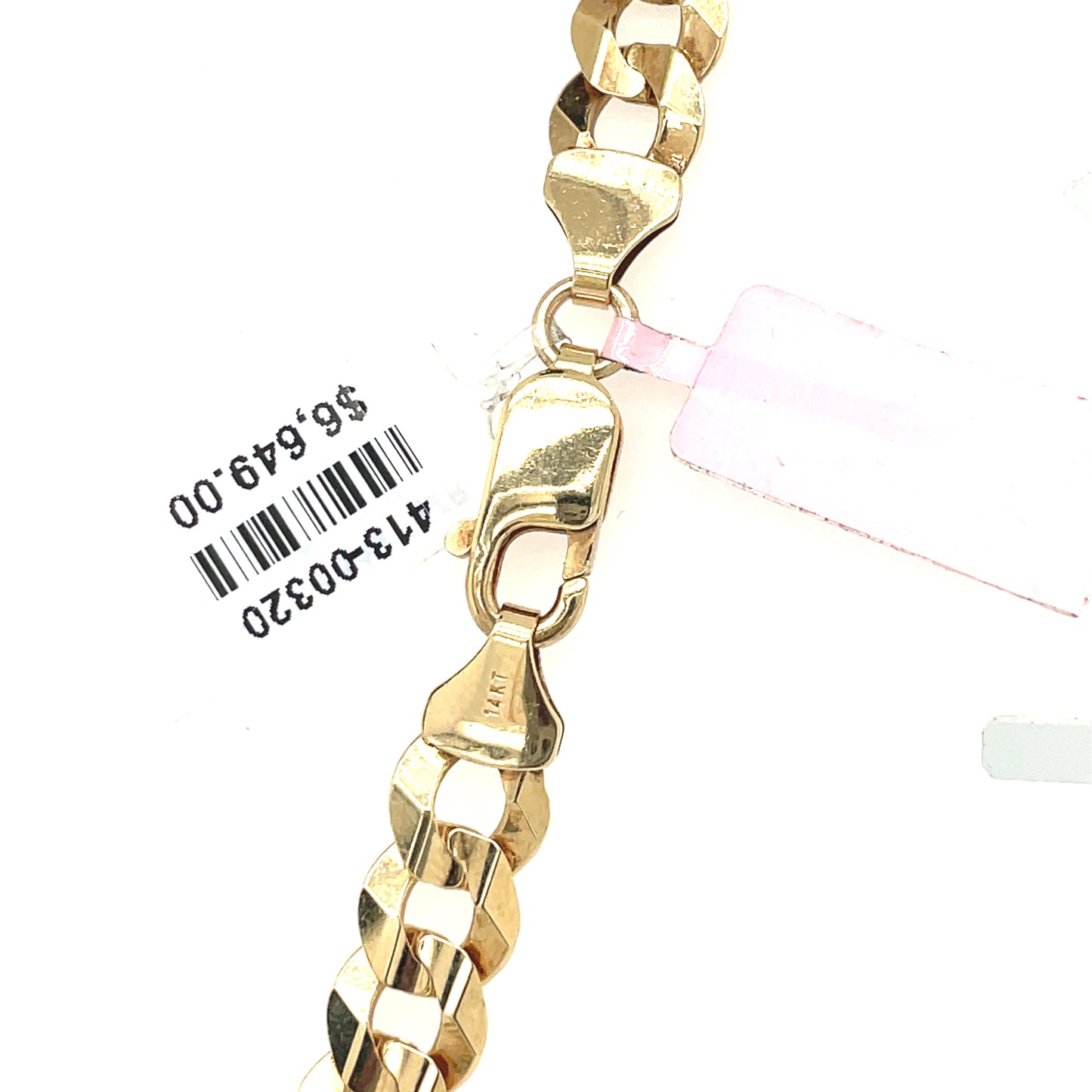 14K Yellow Gold Solid Cuban 8.5mm 26"