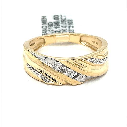 Diamond Wedding Bands - Men'