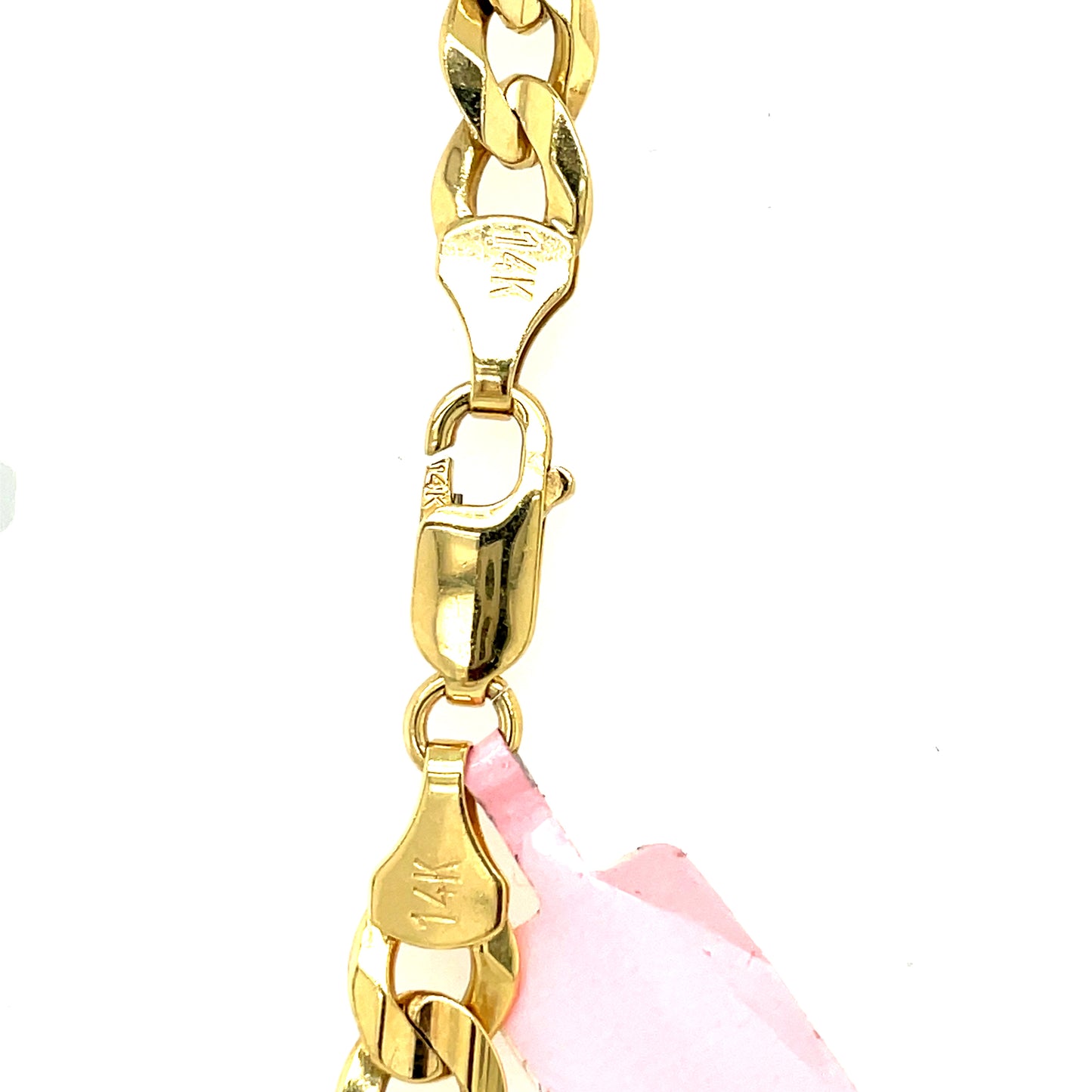 14K Yellow Gold Solid Cuban 7mm 24"