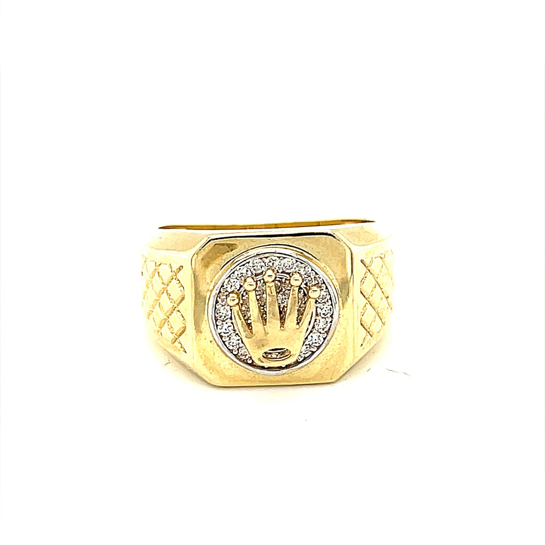 10K Gold Mens Ring