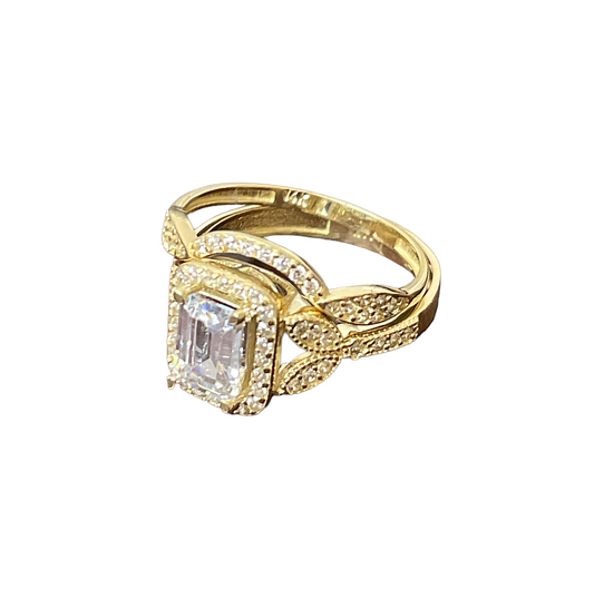 14K Gold Bridal Set