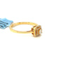 14K Yellow Gold 0.25ct Diamond Ladies Ring Si G