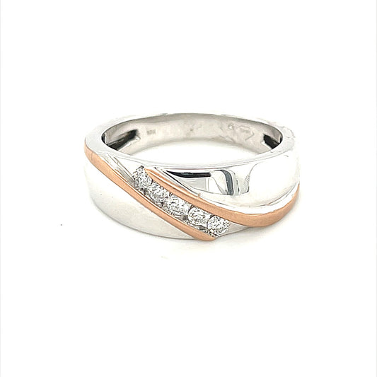 Diamond Wedding Bands - Men'