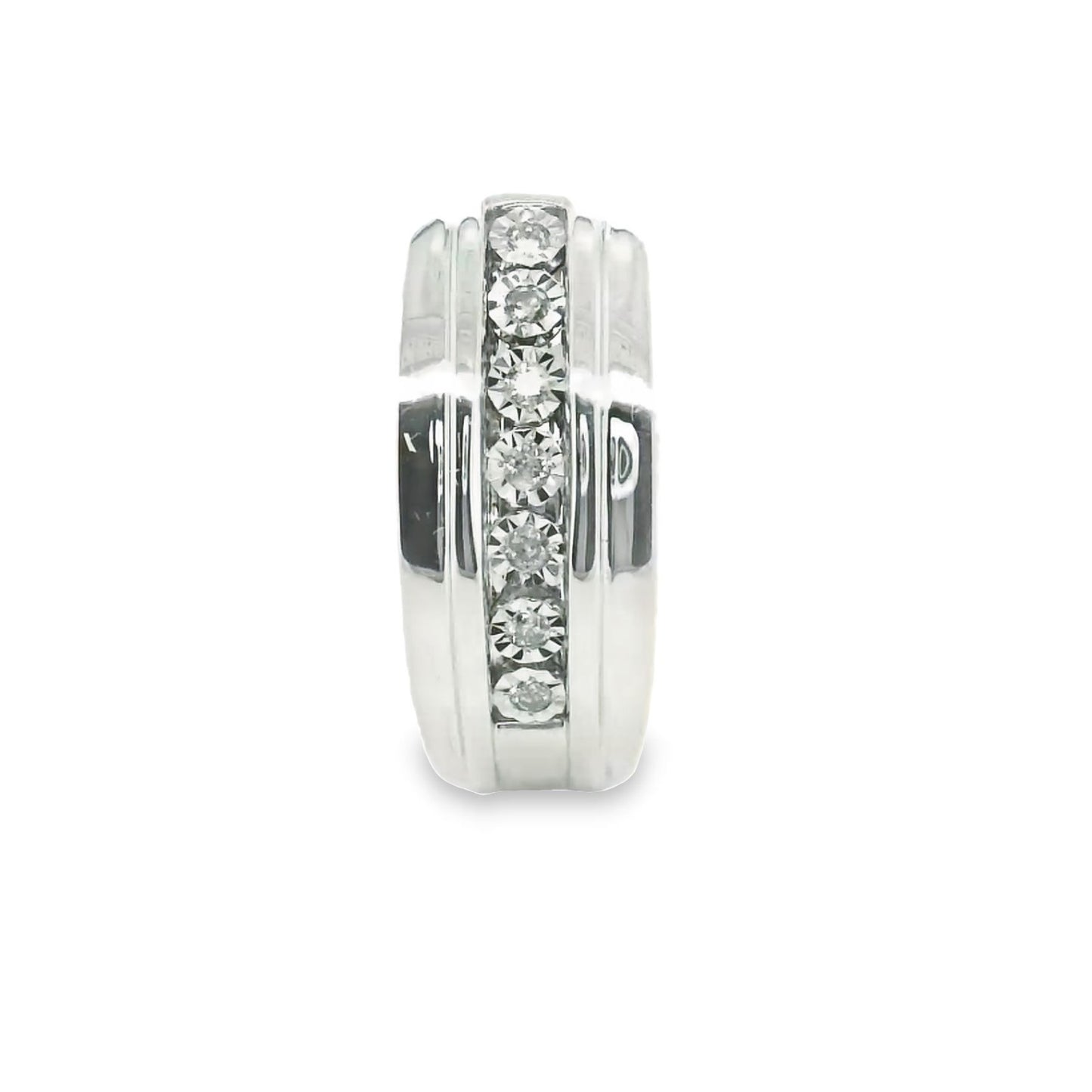 Diamond Wedding Bands - Men'