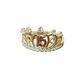 14K Y+R Gold TT CZ "Sweet 15" Ladies Ring