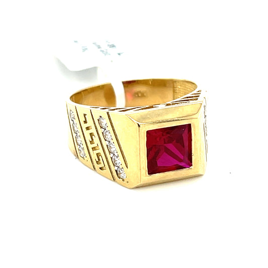 10K Gold Mens Ring