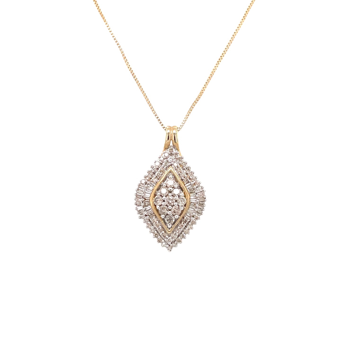 Diamond Pendant Set