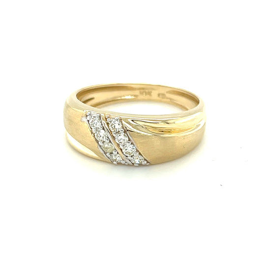 Diamond Wedding Bands - Men'