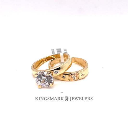 14K Gold Bridal Set