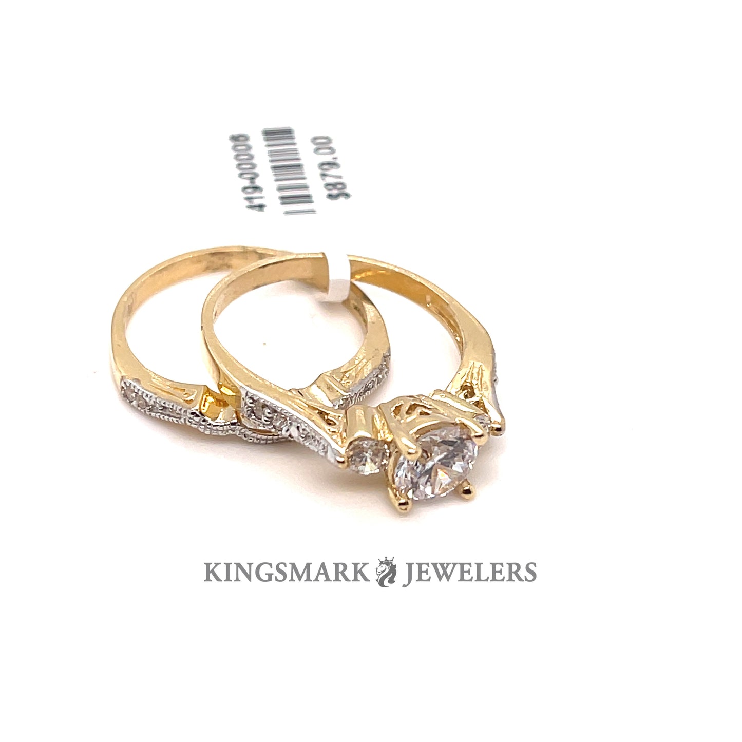 14K Gold Bridal Set