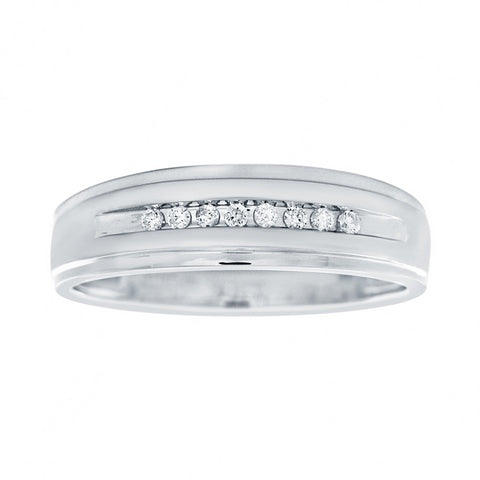 Diamond Wedding Bands - Men'