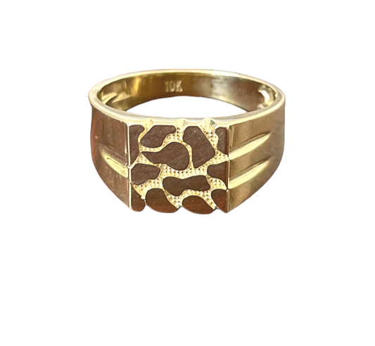 10K Gold Mens Ring