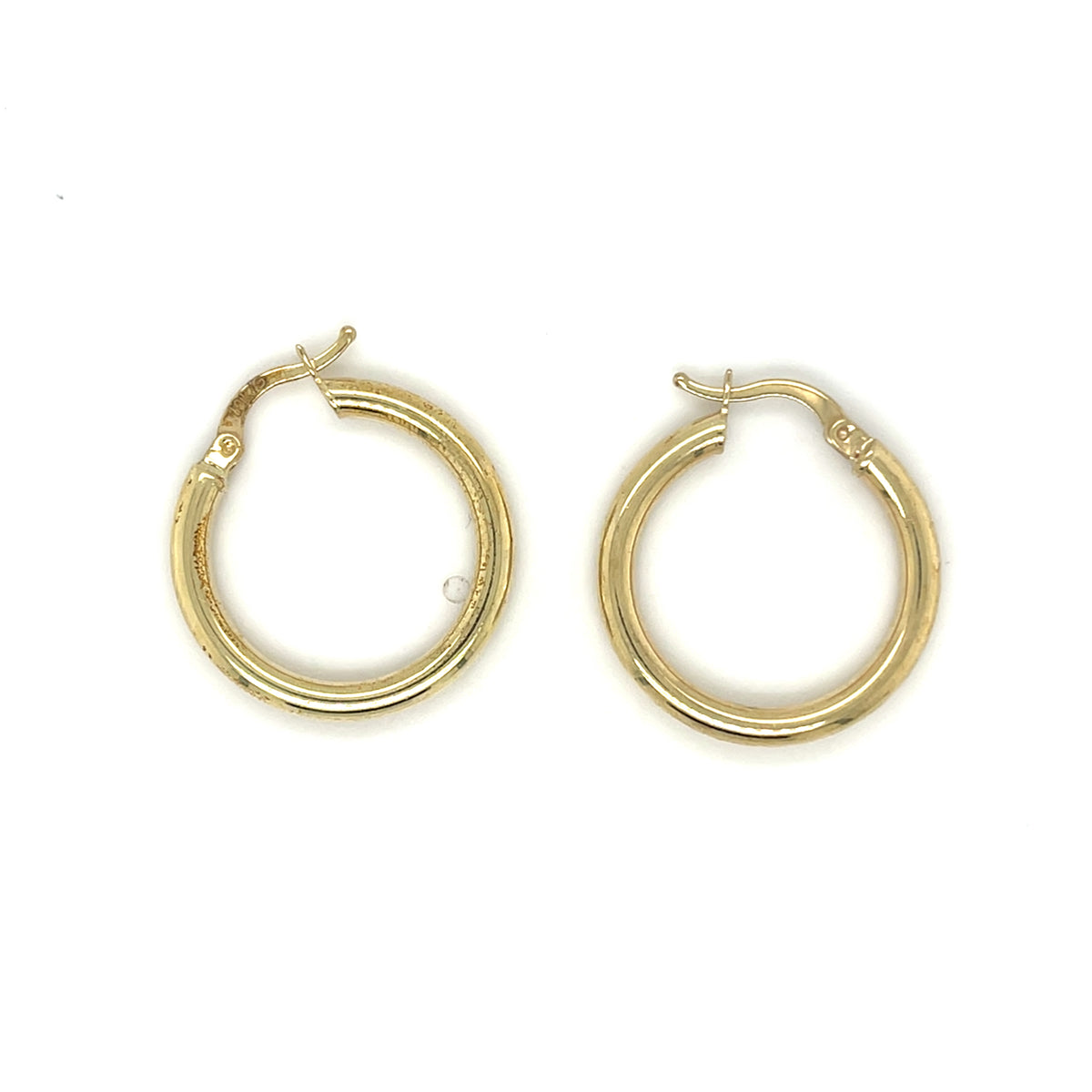 10KY Gold Plain Small Hoop Ear