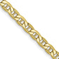 10K Y.Gold Semi-Solid Gucci Chain 2.5mm 20" (2.8g)