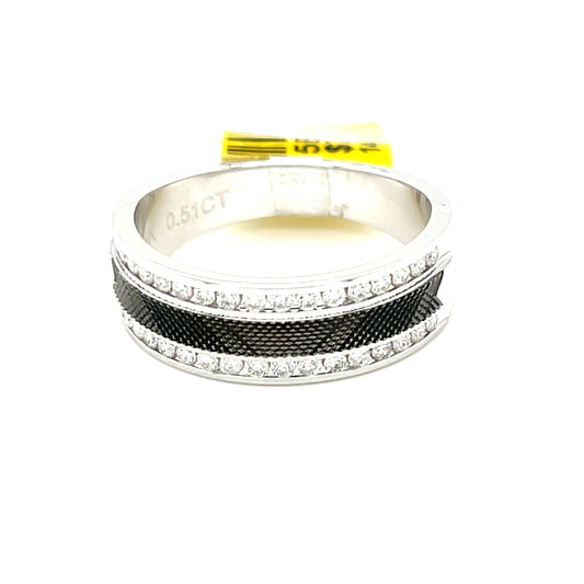 Diamond Wedding Bands - Men'