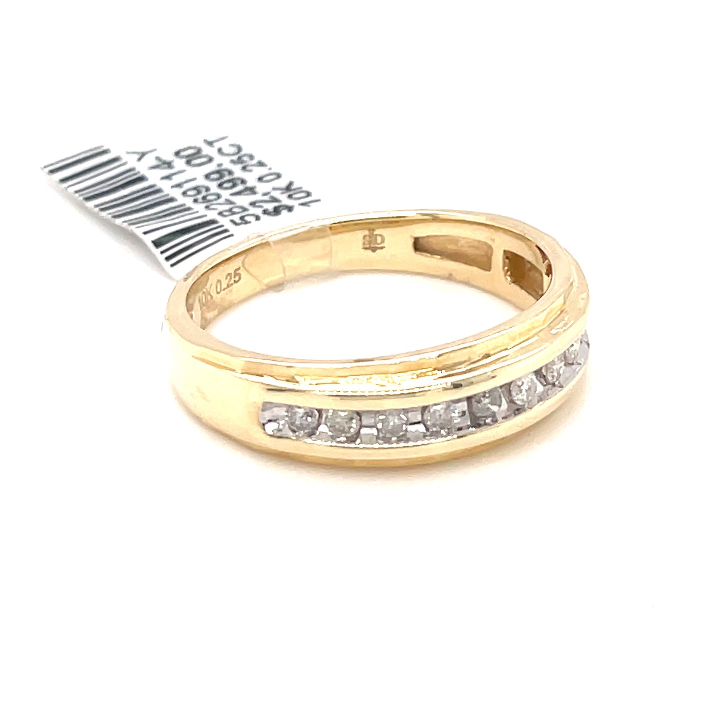 Diamond Wedding Bands - Men'