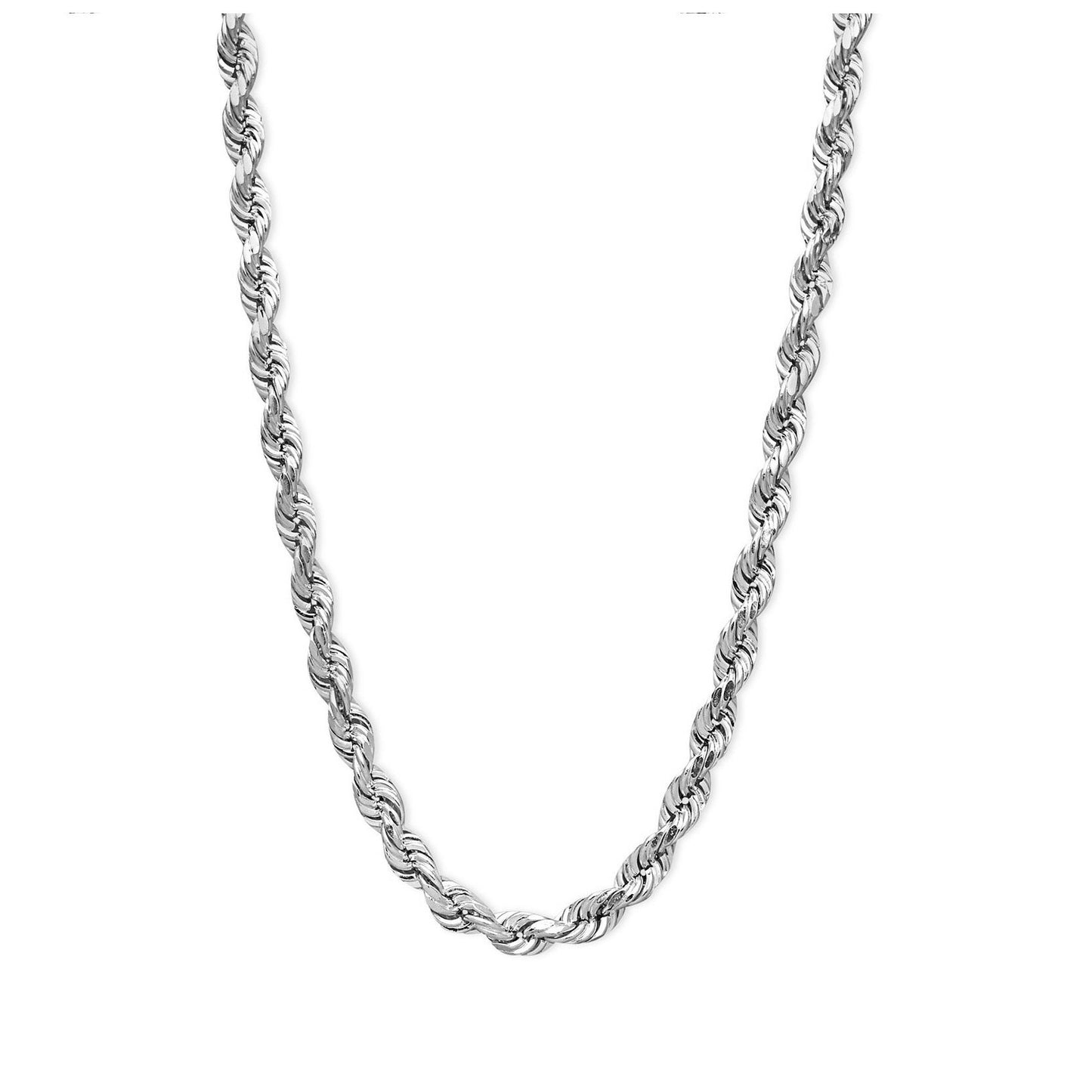 S.SILVER ROPE 18"