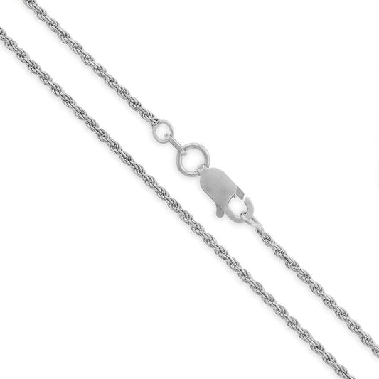 925 Sterling Silver Rope 2mm 16"