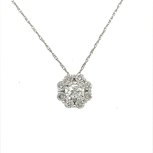 Diamond Pendant Set