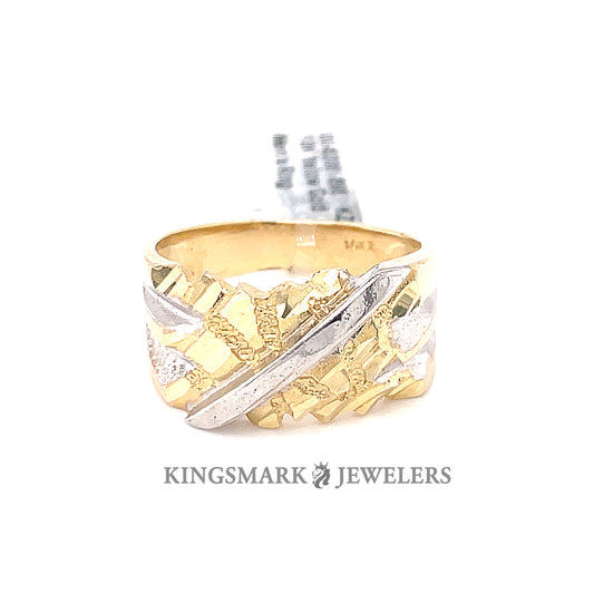 10K Gold Mens Ring