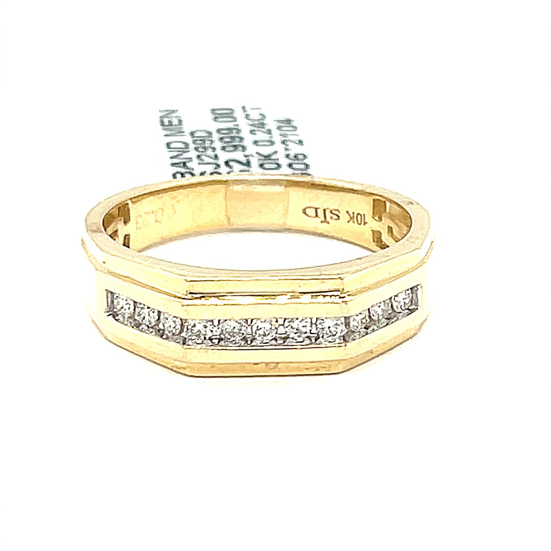 Diamond Wedding Bands - Men'