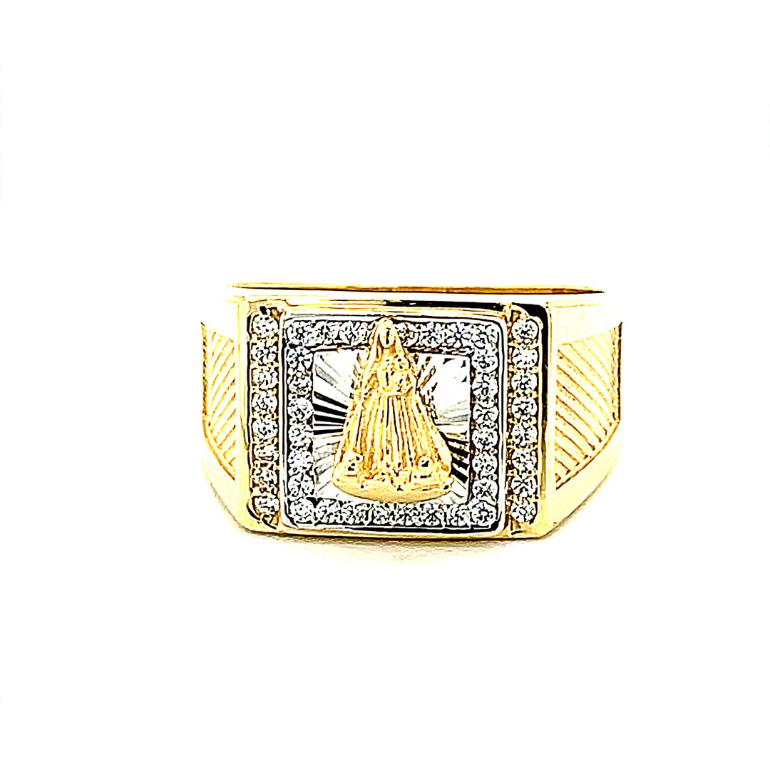 14K Gold Mens Ring