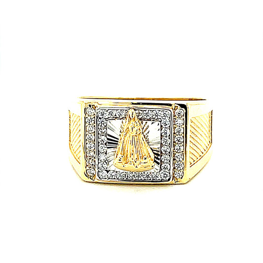 14K Gold Mens Ring