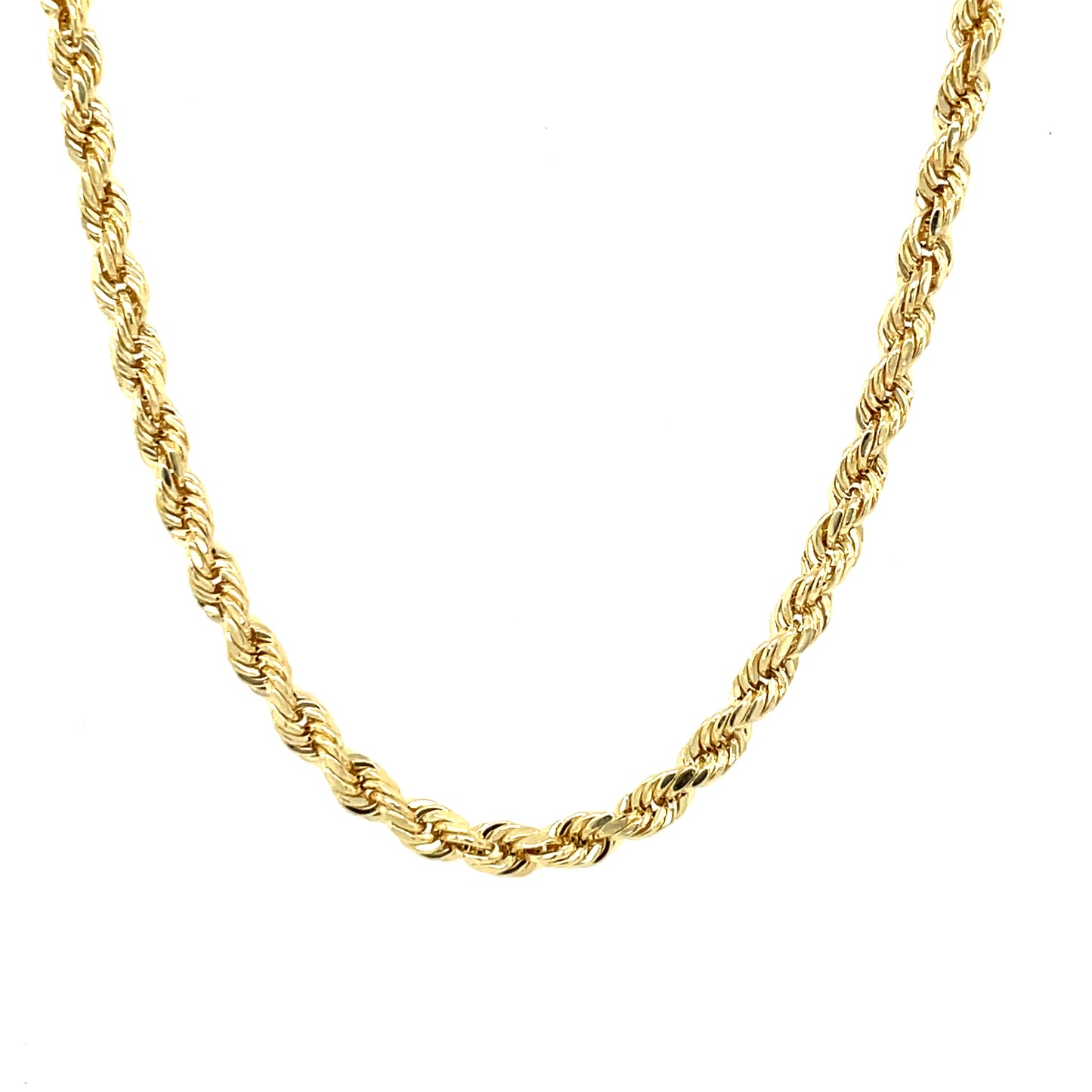 10K Y.Gold Semi-Solid Rope Chain 3mm 22" (6g)
