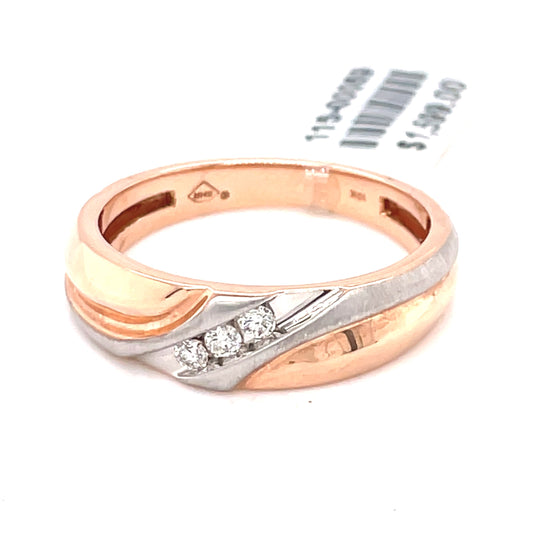 Diamond Wedding Bands - Men'