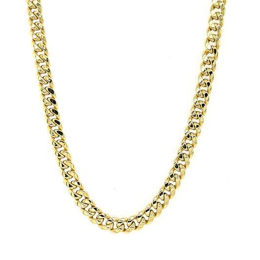 10K Yellow Gold Miami Cuban Chain 4mm 22"
(7.1 Grams)