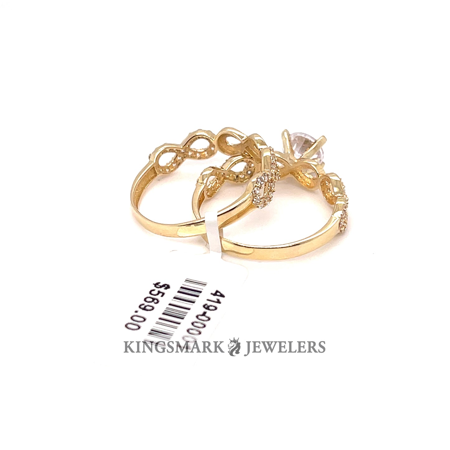 14K Gold Bridal Set