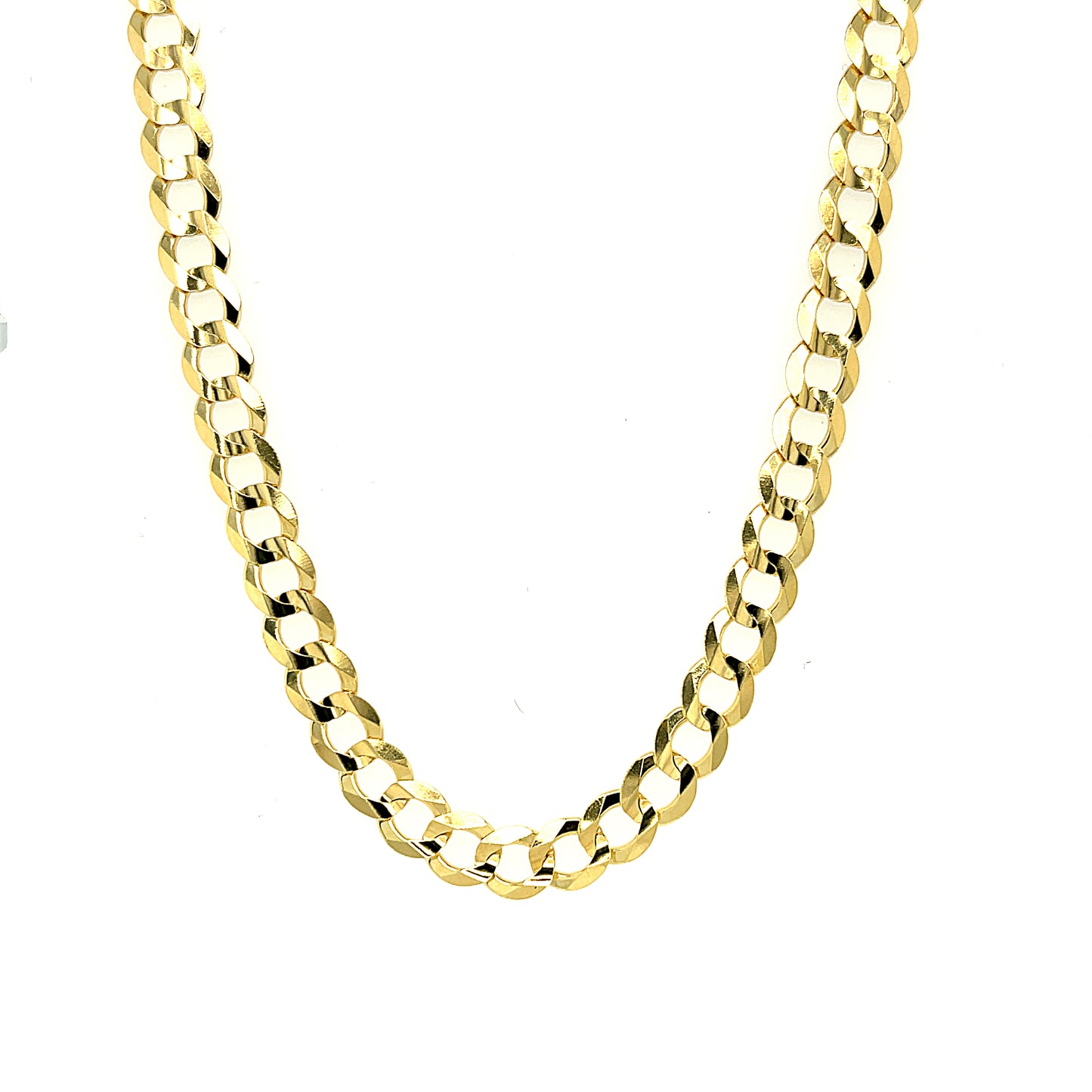 14K Yellow Gold Solid Cuban 6mm 26"