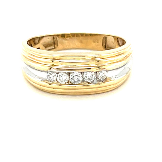 Diamond Wedding Bands - Men'