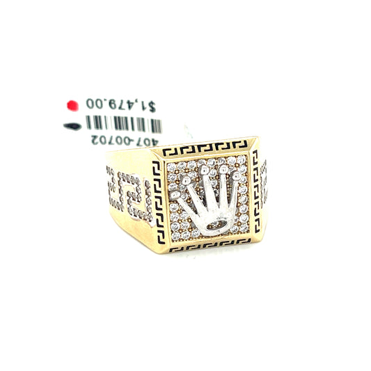 10K Gold Mens Ring