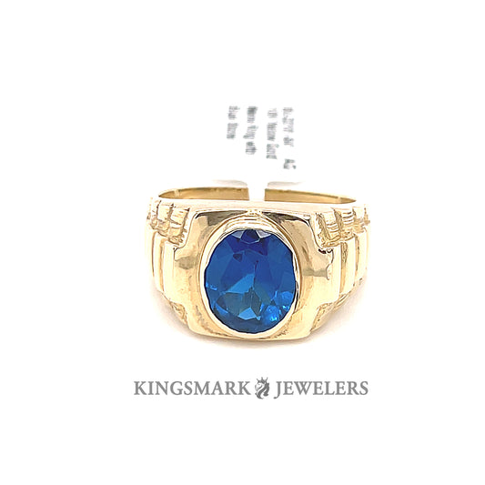 10K Gold Mens Ring