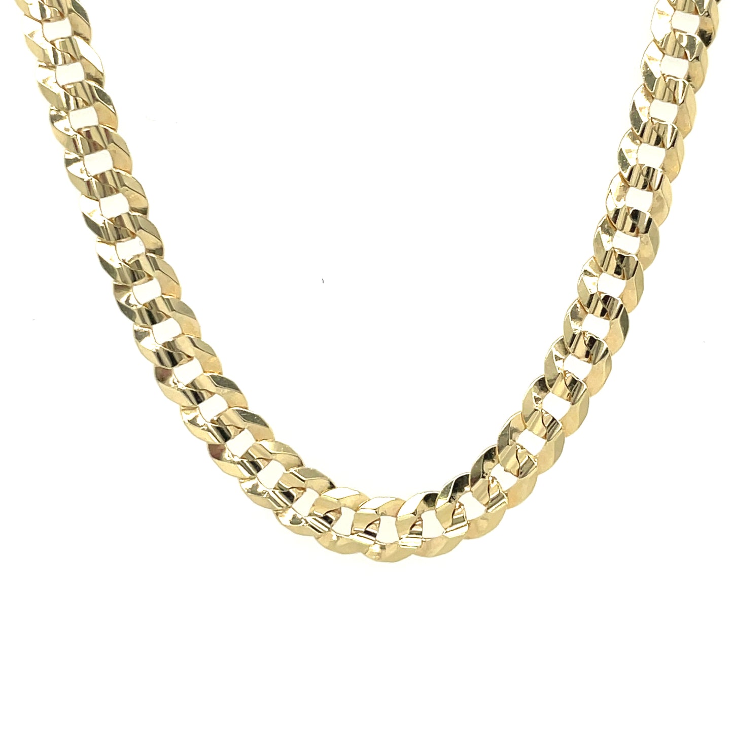 14K Yellow Gold Cuban Curb 4.5mm 22"