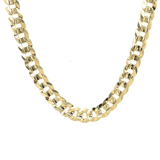 14K Yellow Gold Cuban Curb 4.5mm 22"