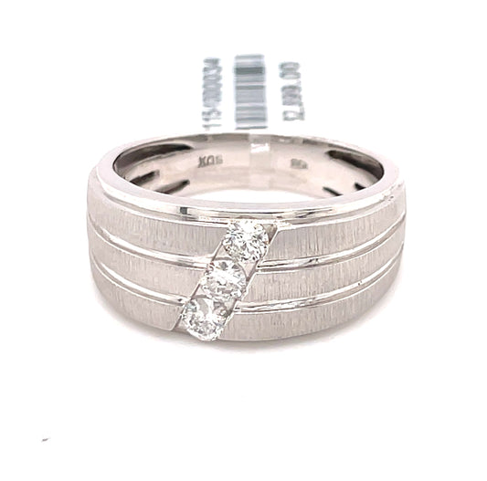 Diamond Wedding Bands - Men'