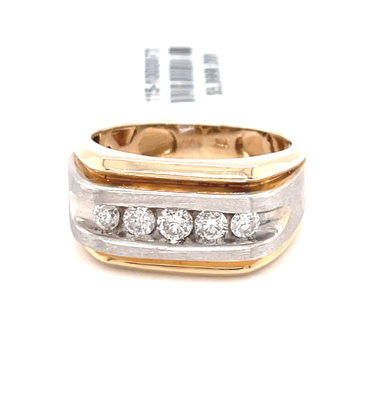 Diamond Wedding Bands - Men'