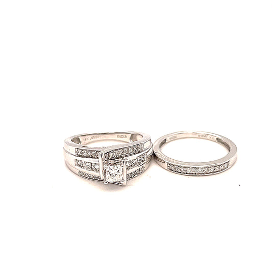 Diamond Wedding Set