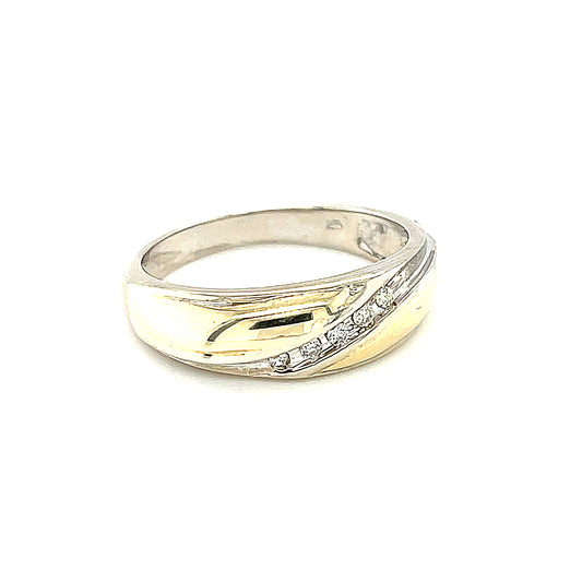 Diamond Wedding Bands - Men'